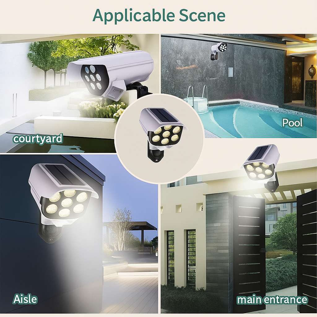 SolarGuard 2-in-1 Solar Light & Dummy Camera
