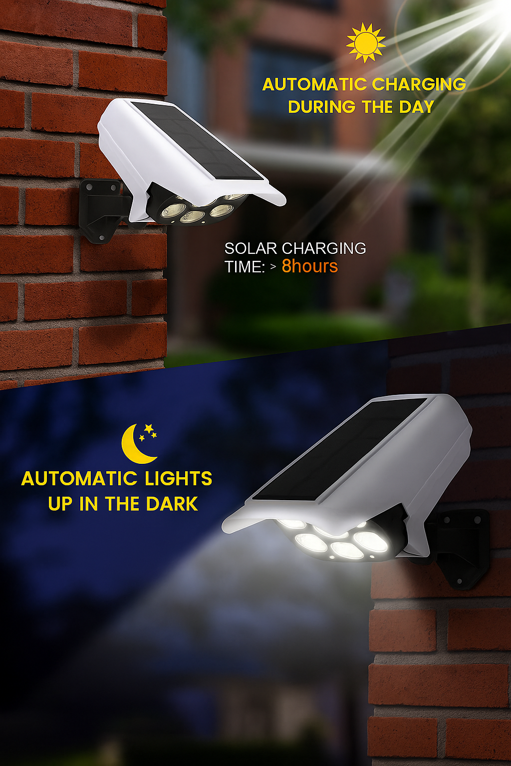 SolarGuard 2-in-1 Solar Light & Dummy Camera