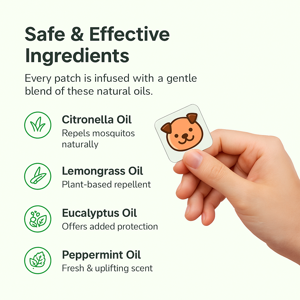 Mosquito Repellent Patches For KIDS ( 12 hours of MOSQUITO PROTECTION) 36 PCS.