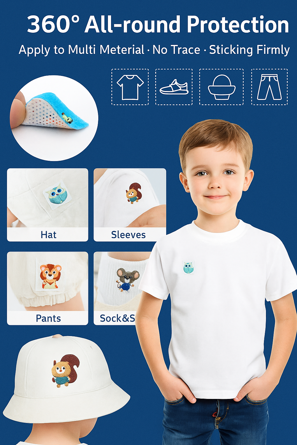 Mosquito Repellent Patches For KIDS ( 12 hours of MOSQUITO PROTECTION) 36 PCS.